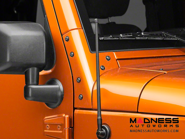 Jeep Gladiator Stubby Radio Antenna 15" MADNESS Autoworks Auto